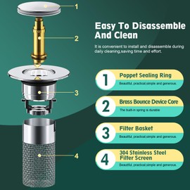 Sink Plug for 34-40 mm Drain