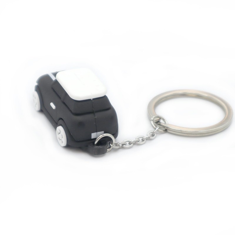 3D OM Keyring with MINI Silicone Model (Black), Stylish Cute