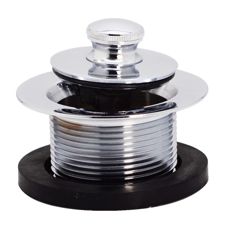 Westbrass D3324-26 1-1/2" NPSM Pull & Drain Bathtub Plug, Coarse