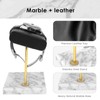 ReignSword Vegan Leather Watch Display Stand Holder, Single Watch Holder
