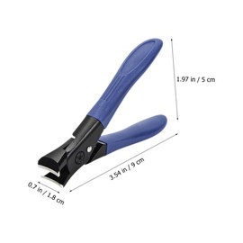 WOONEKY Manicure Nail Clipper Portable Fingernail Toenail Cutter Ergonomic Design for Home Salon Use Durable Construction Easy Nail Shaping Trimming Tool