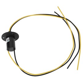 2 Wire Slip Ring, 22mm Conductive Slip Ring Collecting Ring 30A 150RPM 0~600V AC/DC for Wind Turbine Power Generator