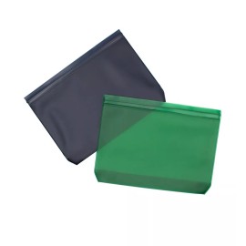 Brightstar Reusable Plastic Sandwich Bags- Blue and Green by Brightstar Products LOT OF 3
