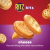 RITZ Bits Cheese Sandwich Crackers, Lunch Snacks, 12 Snack Packs