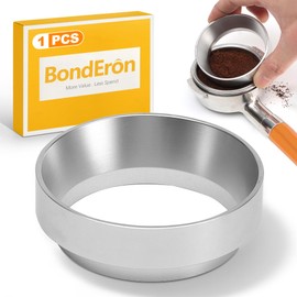 BondEron 58 mm Magnetic Dosing Ring for Espresso Portafilter, Aluminium Coffee Grinding Funnel as Dosing Aid, Accessories for 58 mm Porta Filter
