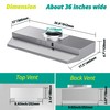 FIREGAS Range Hood 36 inch Under Cabinet, Ducted/Ductless Convertible Kitchen