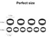 CheroCar Radio AC Knobs Cover Center Console for Chevy Silverado