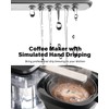 SHARDOR 8-Cup Drip Coffee Maker with Reusable Filter and Glass