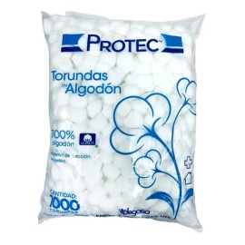 Torundas De Algodón 500g Con 1000 Bolitas Protec