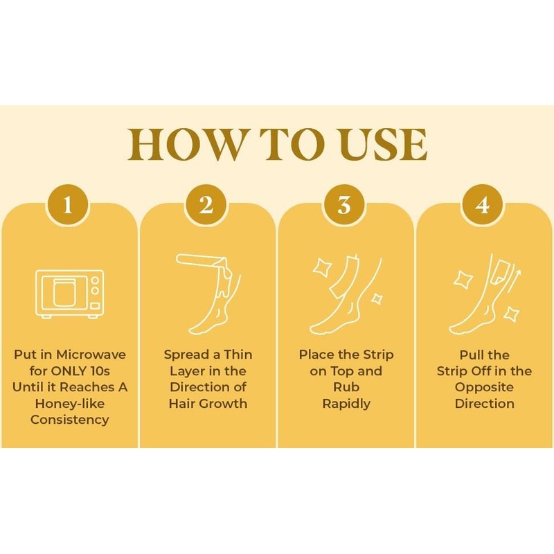 MOOM - Glaze Waxing Kit with Lavender, 6 oz Jar