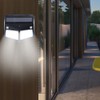 Outdoor 260LED Solar Energy Automatic Induction Wall Light for Garden