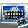 Weather News Broadcast Backdrop 7x5ft 7-Day Forecast Studio TV Backdrop