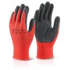 MULTI PURPOSE LATEX POLY GLOVE BLACK L