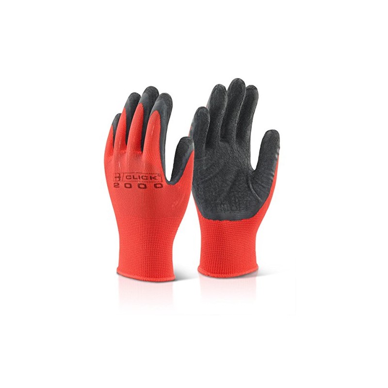 MULTI PURPOSE LATEX POLY GLOVE BLACK L