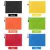 Pack of 12 Document Wallets A5 Waterproof A5 Zip Briefcases,