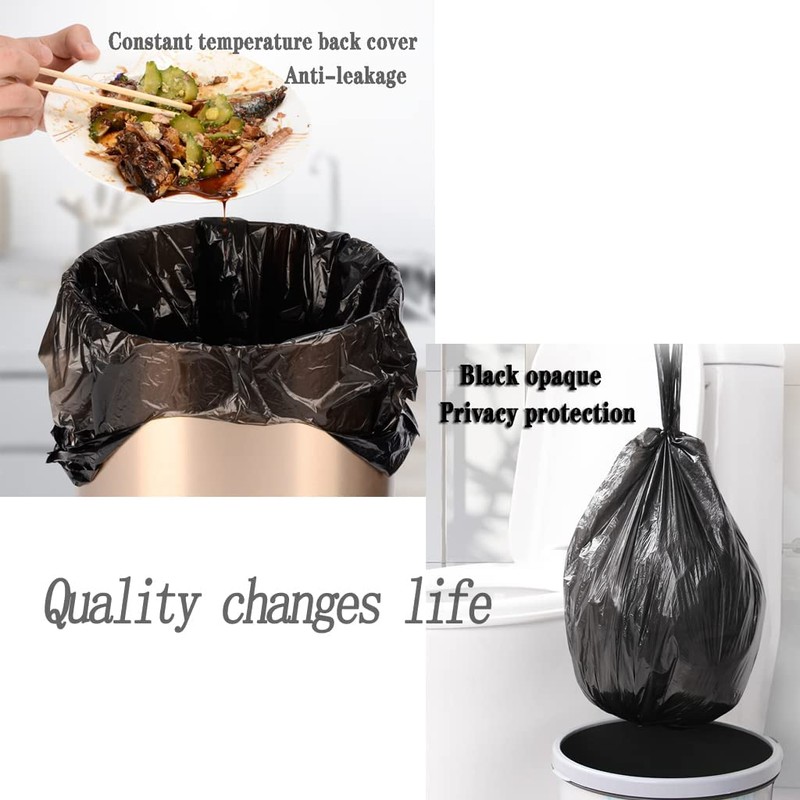 Small Black Trash Bags,100 Counts Thicken Value 4 Gallon Trash