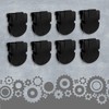 Tinoaly 15pcs Cubicle Clips, Plastic Cubicle Clips for Fabric Walls