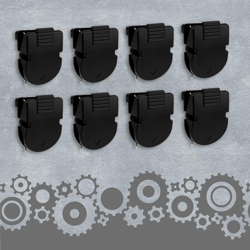 Tinoaly 15pcs Cubicle Clips, Plastic Cubicle Clips for Fabric Walls