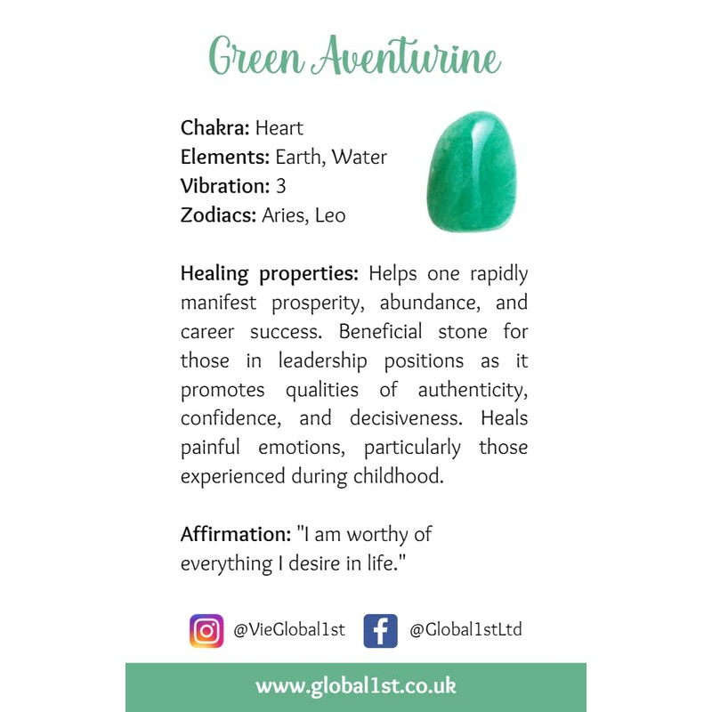 VIE VIE Double Point Pencil Pendant, Black String (Green Aventurine)