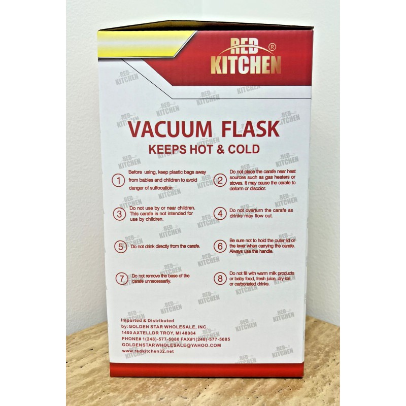 RED KITCHEN Arabic Vacuum Flask - Kahwa - Coffee -