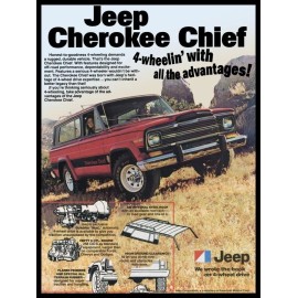 1979 Jeep Cherokee Chief Metal Sign: 9x12" & Free Shipping