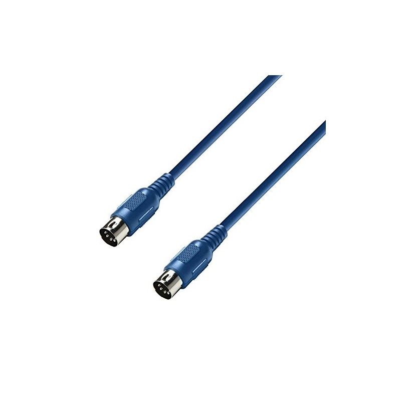 Adam Hall 3 Star Series MIDI Cable, blue