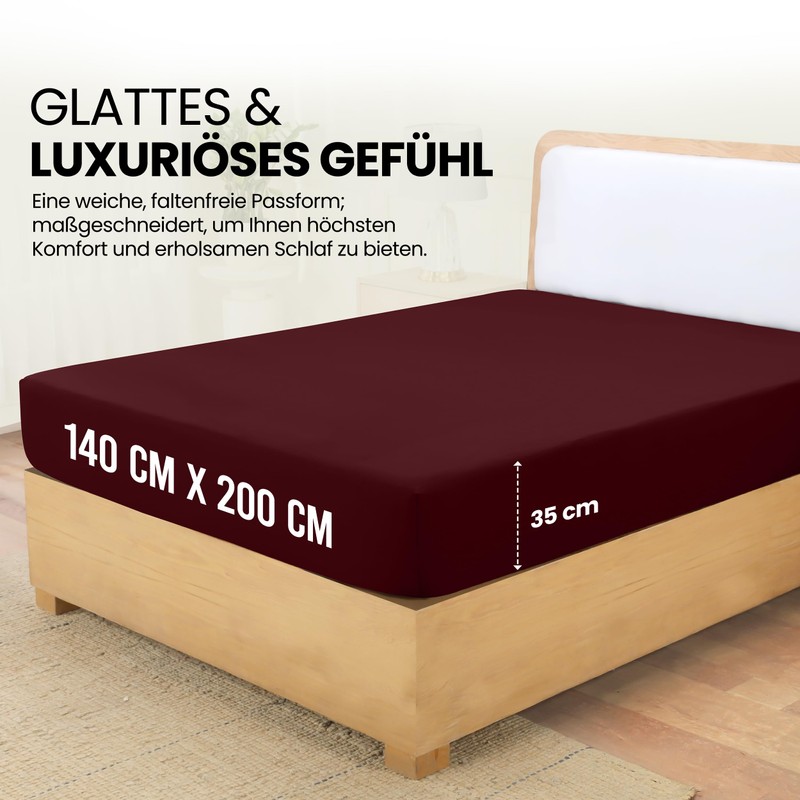 Utopia Bedding Brushed Microfibre Deep Fitted Sheet