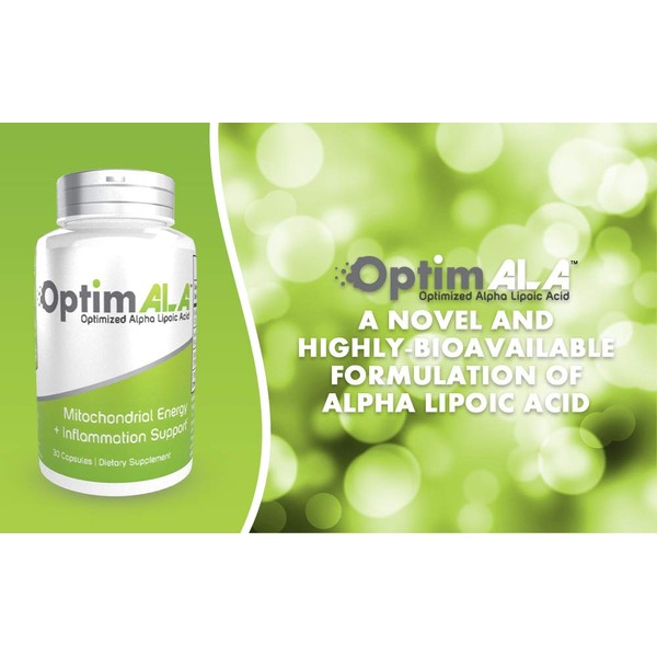 OptimALA Capsules | Optimized Alpha Lipoic Acid Capsules | 60 Count