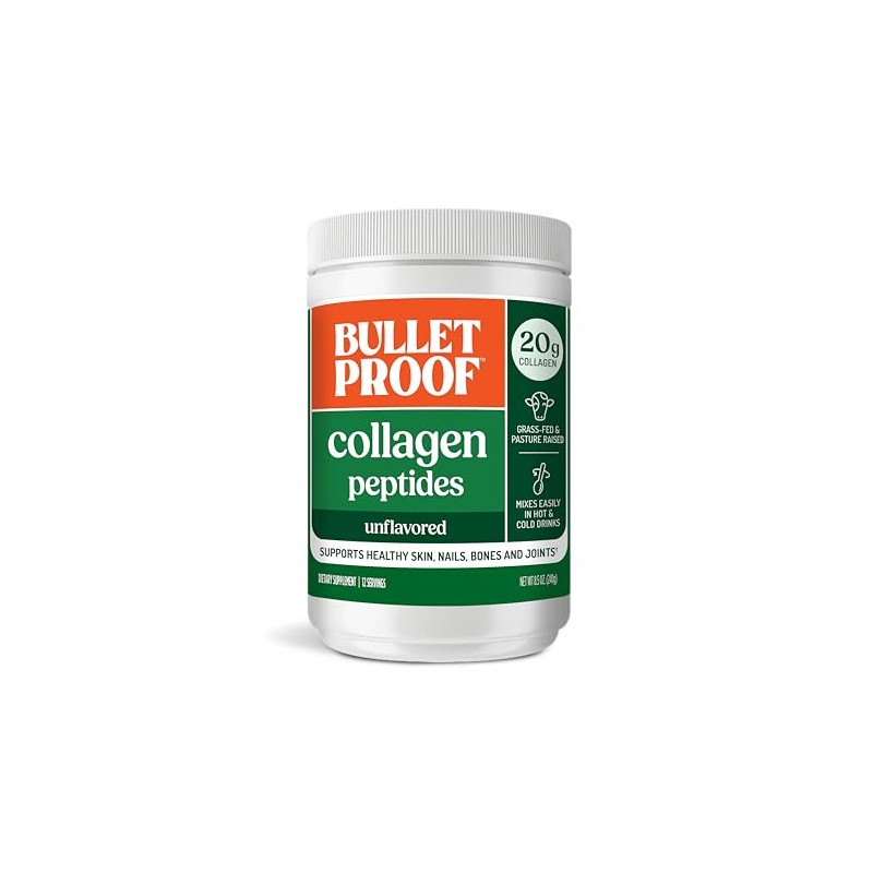 Bulletproof Collagen 18g Protein Powder, 8.5 oz, Unflavored