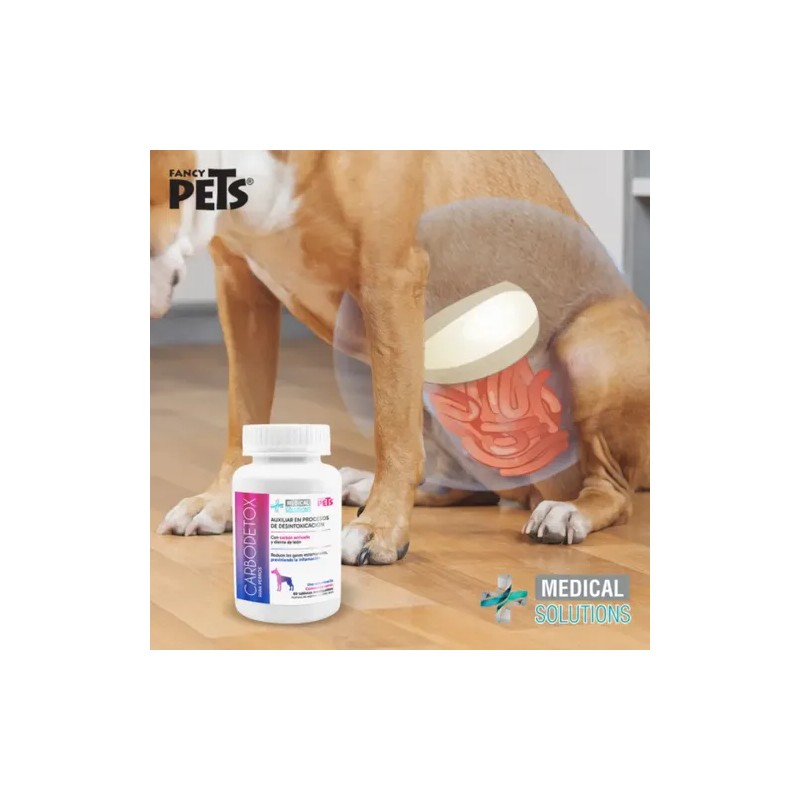 Ms Carbodetox Tabletas Masticables P/perros 60 Tab