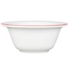 Fendrihan Porcelain Shaving Bowl, Hand-Painted Red Rim