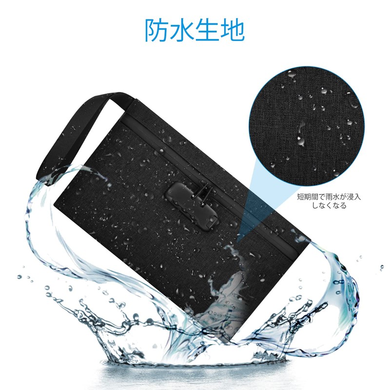 Security Key Box, Lock Pocket, Bag with Lock, Folder, Storage