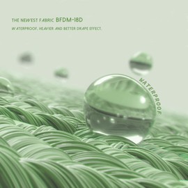 BALCONY & FALCON Tablecloth, Linen Look, Washable, Table Runner, Table Linen, Rectangular, Waterproof, Light Green, 120 x 160 cm