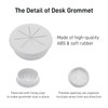 AACGIN Desk Grommet 2 Inch(50mm) 2PCS Flexible Desk Hole Cover