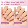 Buqikma 500PCS Short Nail Tips for Acrylic Nails - Clear