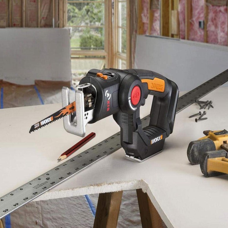 WORX Cordless Reciprocating Saw&Jigsaw, 20V ¾" 2-in-1 Saw, ¾" Stroke