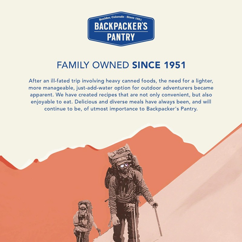 Backpacker 'S Pantry Caliente de Apple Cobbler