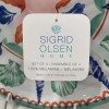 Sigrid Olsen Set 4 SEASHELLS & STARFISH 11" Dinner Plates