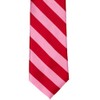 tiemart Striped Tie (Pink and Red)