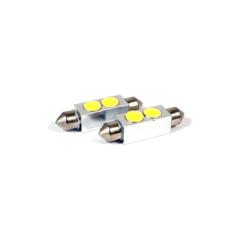 Aftermarket 4 Blue LED 6 SMD Courtesy Interior Light Bulb