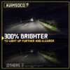 AUIMSOCO H11 H9 H8 LED Headlight Super Bright Bulbs Kit