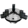 Wood Lathe Chuck,3 inch 3 jaw With MT-1 and MT-2
