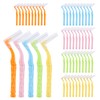 YEERSUO 50 Pieces Interdental Brushes, Interdental Brushes for Interdental and