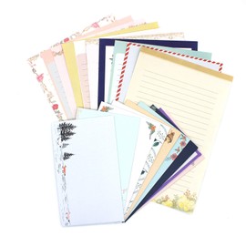 Stationary Paper and Envelopes Set, 90 PCS Stationary Set for Women Girls and Men Boys Cute Stationary Writing Stationery Paper with 30 Envelope - 60 Letter paper (8.27x5.71 inch) With Tape.