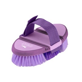 Harrison Howard Flexible Finish Brush Horse Grooming Brush Bendable Brush Convenient for Horse Scrubbing Comfortable Hold in Hand Purple