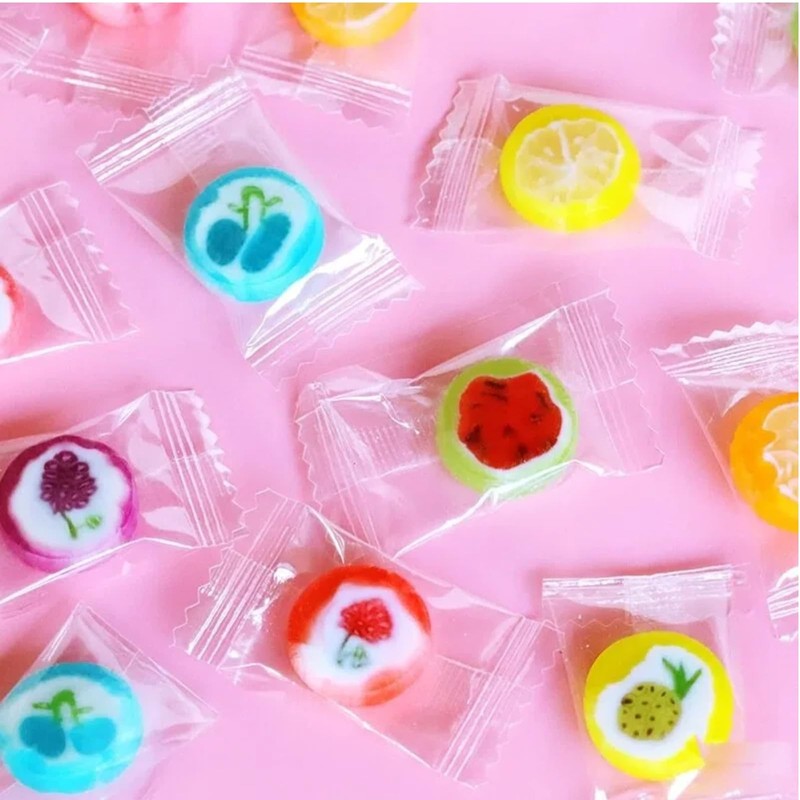 Slices Hard Candy - Bulk Fruit Candy Individually Wrapped -