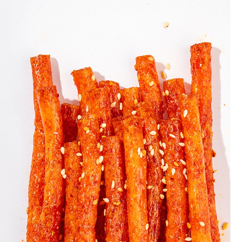 SXETBEAN 2 Packs Latiao, Chinese Spicy Strips, Delicious La Tiao