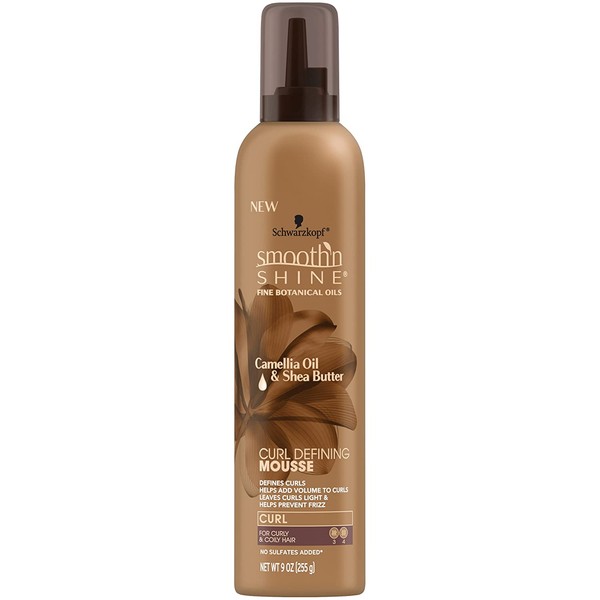 Smooth 'N Shine Curl Defining Mousse, 9 Ounces
