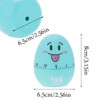 Egg Timer, Plastic Cartoon Cute Egg, Manual Timer, Kitchen Cooking