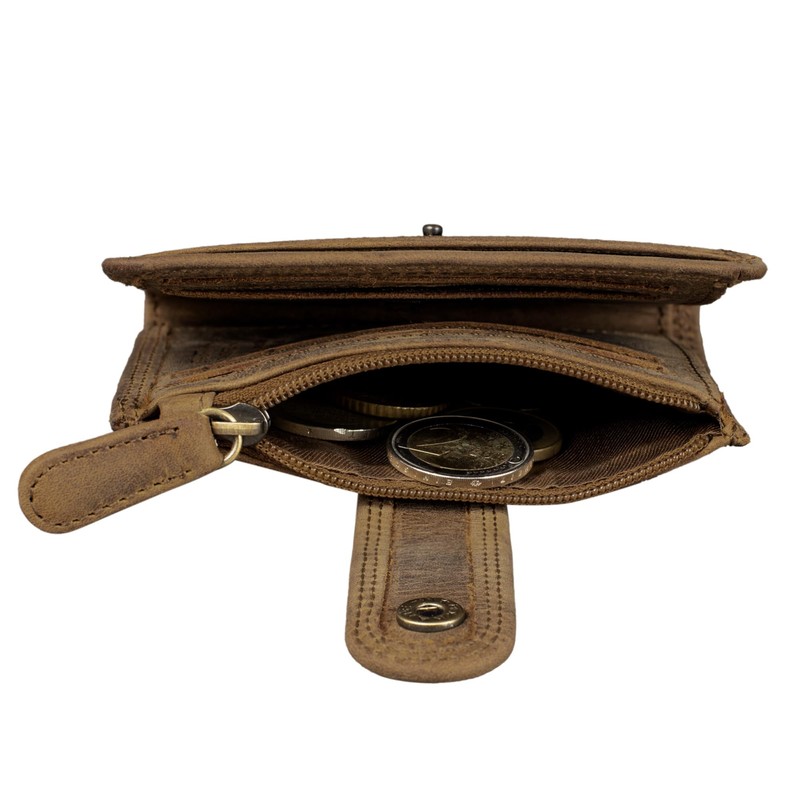 STILORD Beckett' Mini Wallet for Men Leather RFID and NFC